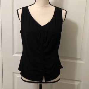 Studio M Womens VNeck Tank Black Small